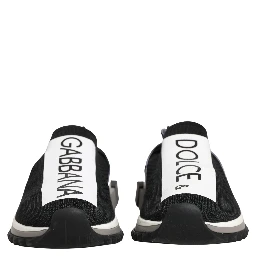 Black Sorrento Slip On Low Top Sneakers Shoes