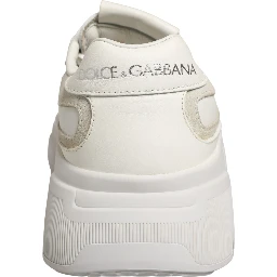 White Leather Daymaster Low Top Sneakers Shoes