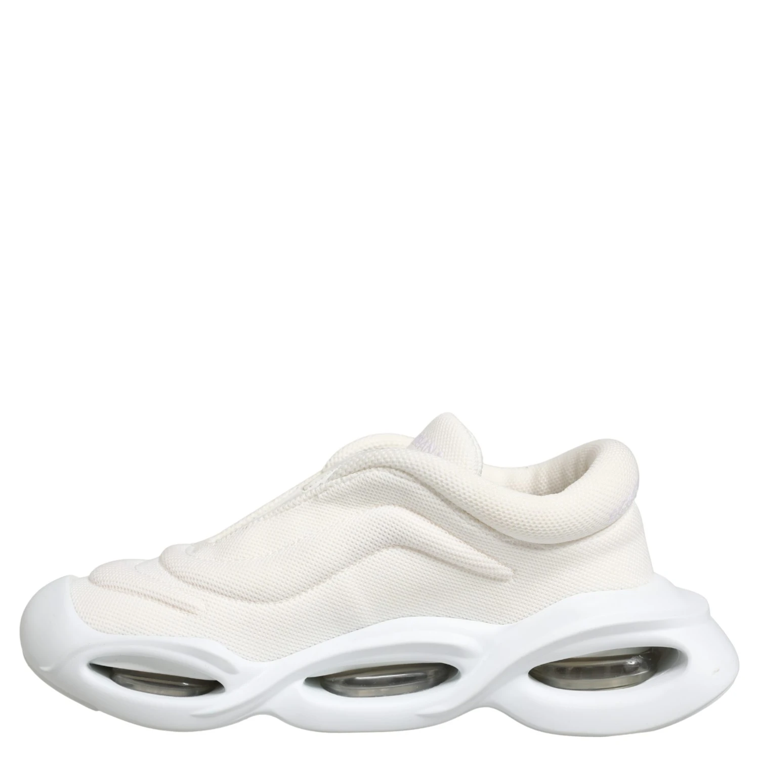 White Slip On Wave LowTop Sneakers Shoes