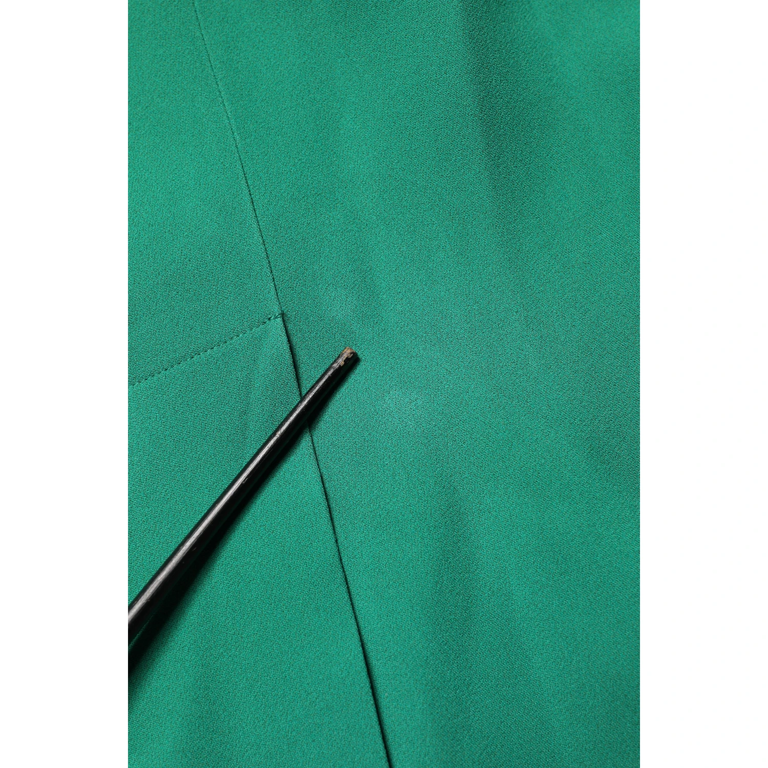 Green Short Sleeve Pencil Sheath Midi Dress