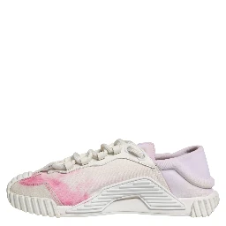White NS1 Lace Up Low Top Sneakers Shoes