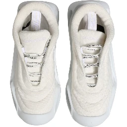 White Slip On Wave LowTop Sneakers Shoes
