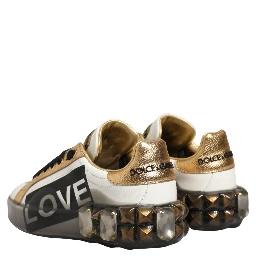 Multicolor Crystal StuddedLOVE Sneakers Shoes