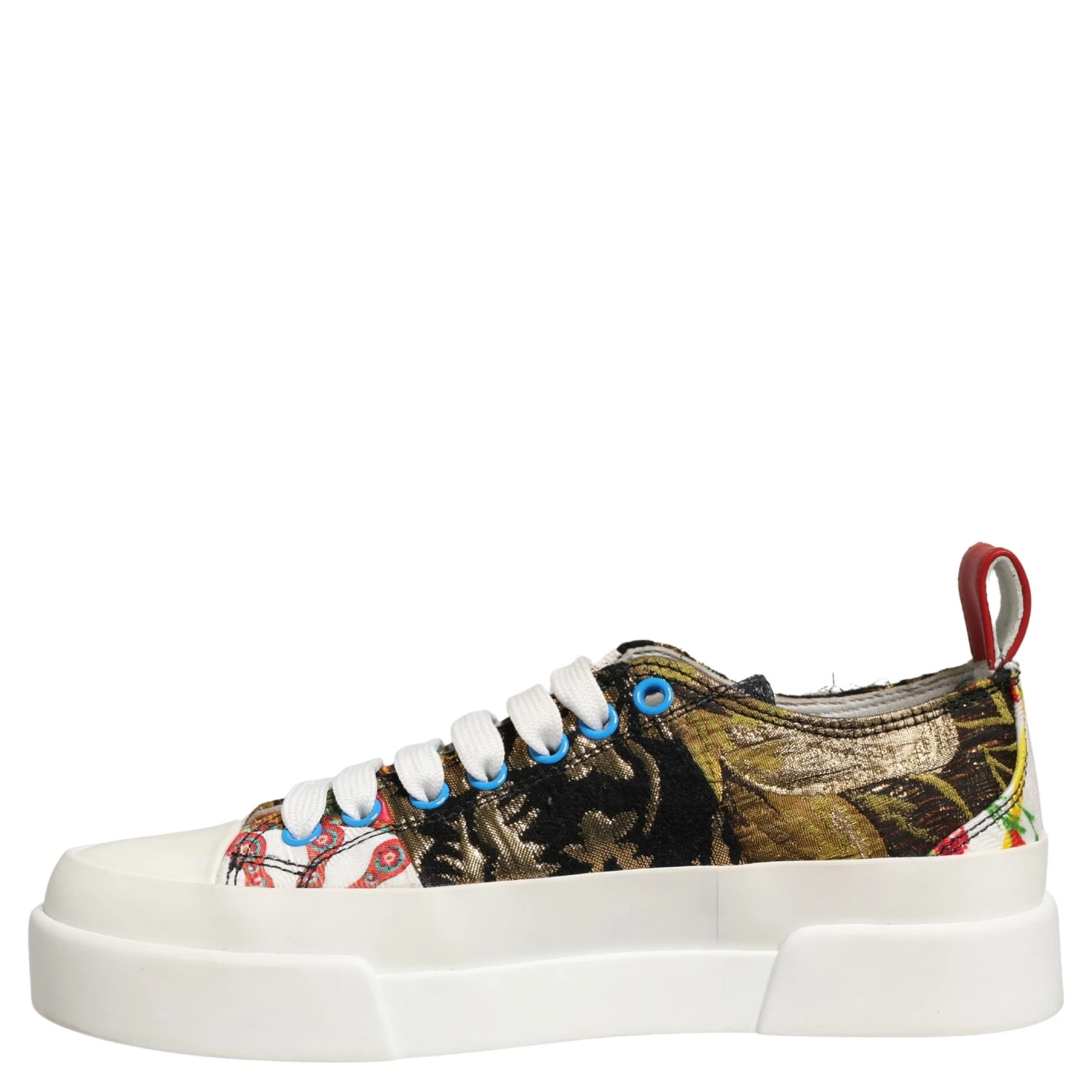 Multicolor Patchwork Low Top Sneakers Shoes