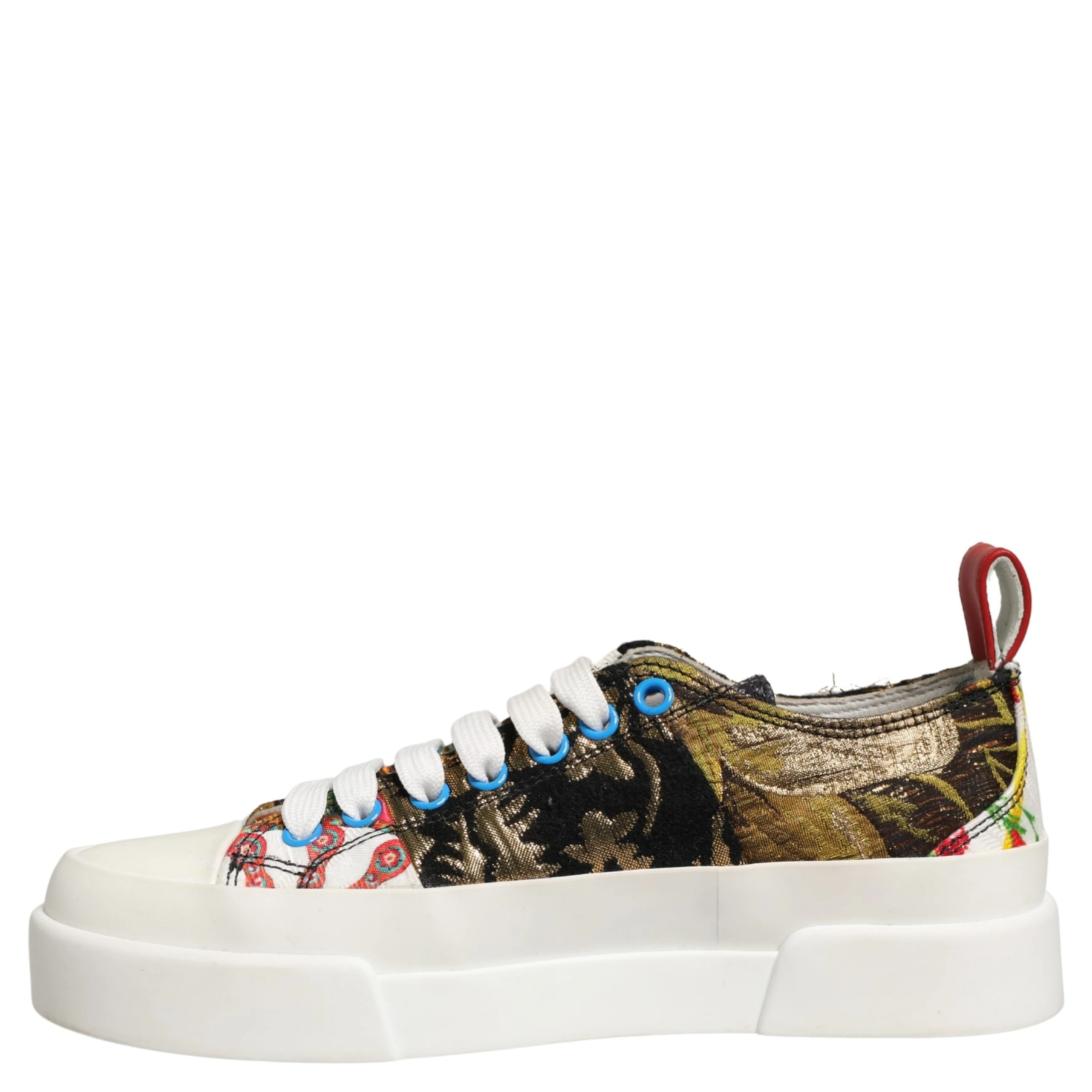 Multicolor Patchwork Low Top Sneakers Shoes