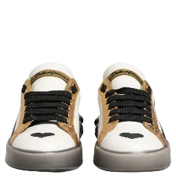 Multicolor Crystal StuddedLOVE Sneakers Shoes