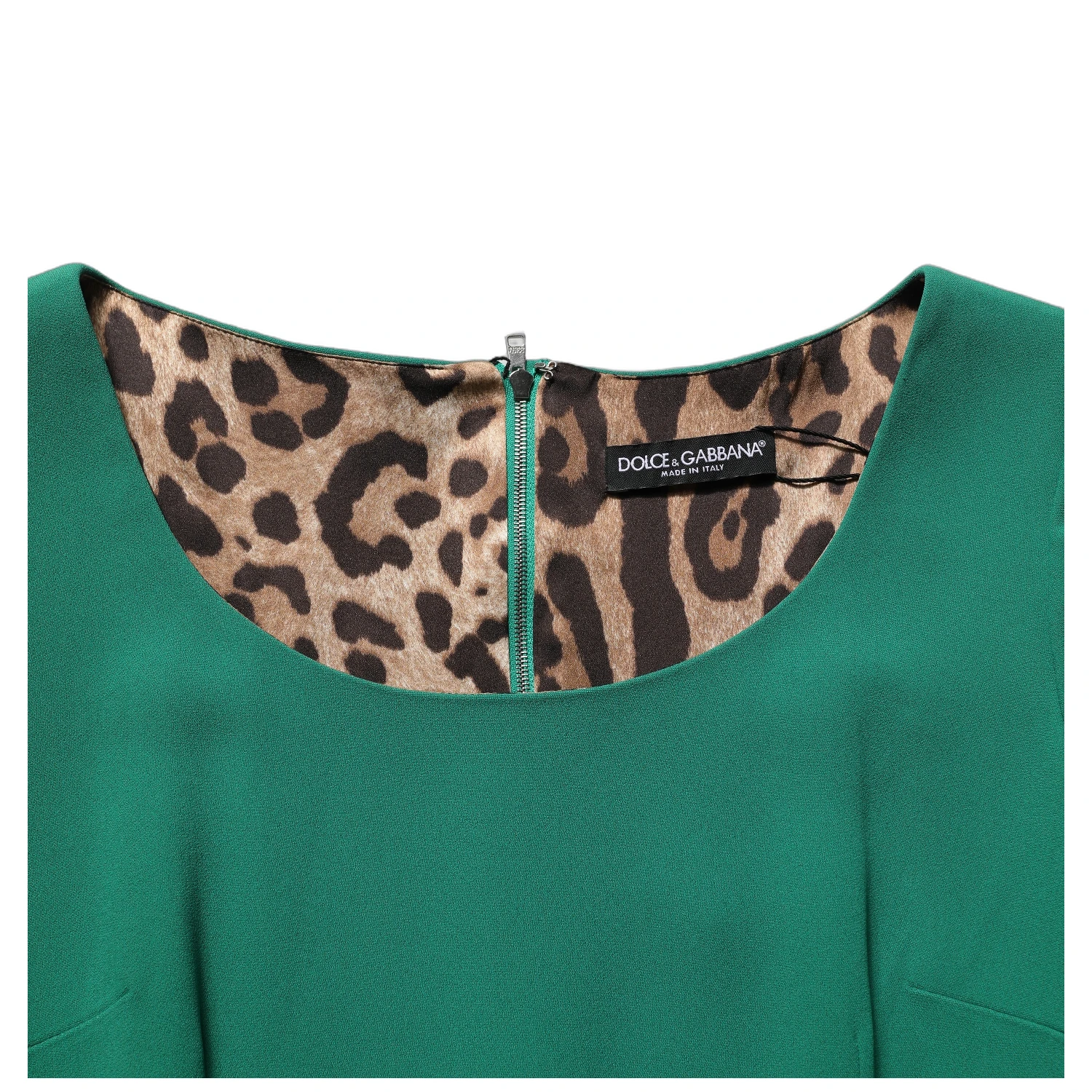 Green Short Sleeve Pencil Sheath Midi Dress