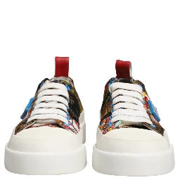 Multicolor Patchwork Low Top Sneakers Shoes