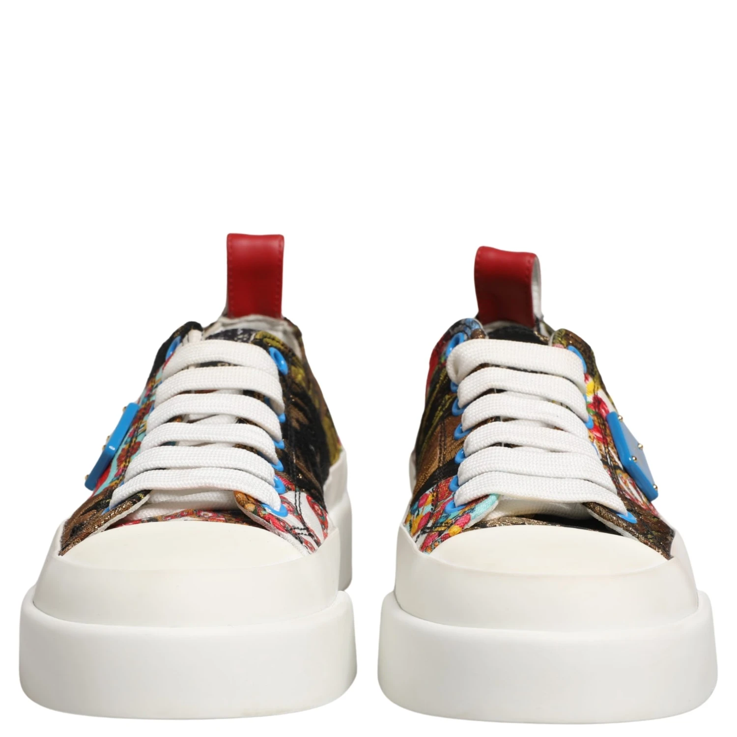 Multicolor Patchwork Low Top Sneakers Shoes