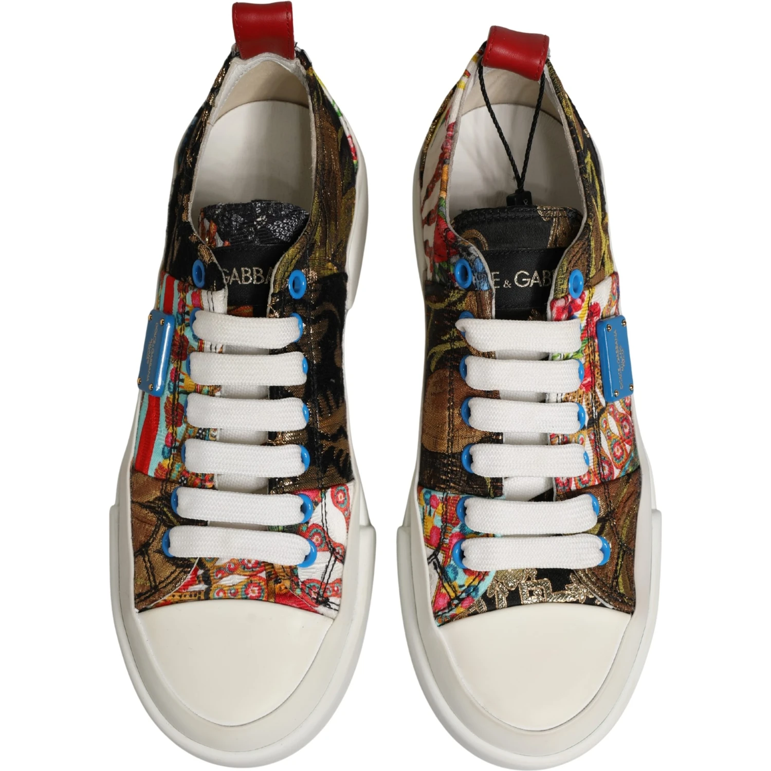 Multicolor Patchwork Low Top Sneakers Shoes
