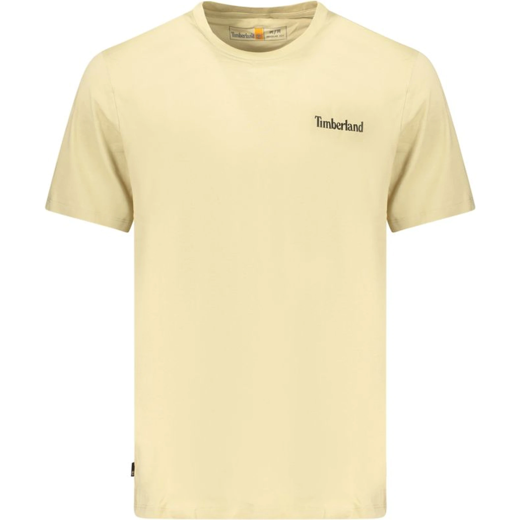 Beige Cotton Men's T-Shirt