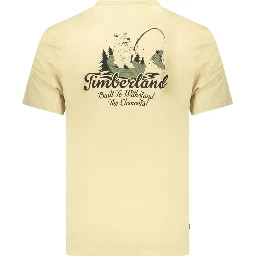 Beige Cotton Men's T-Shirt
