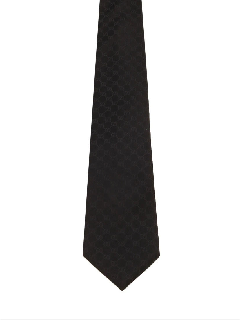 GG silk tie