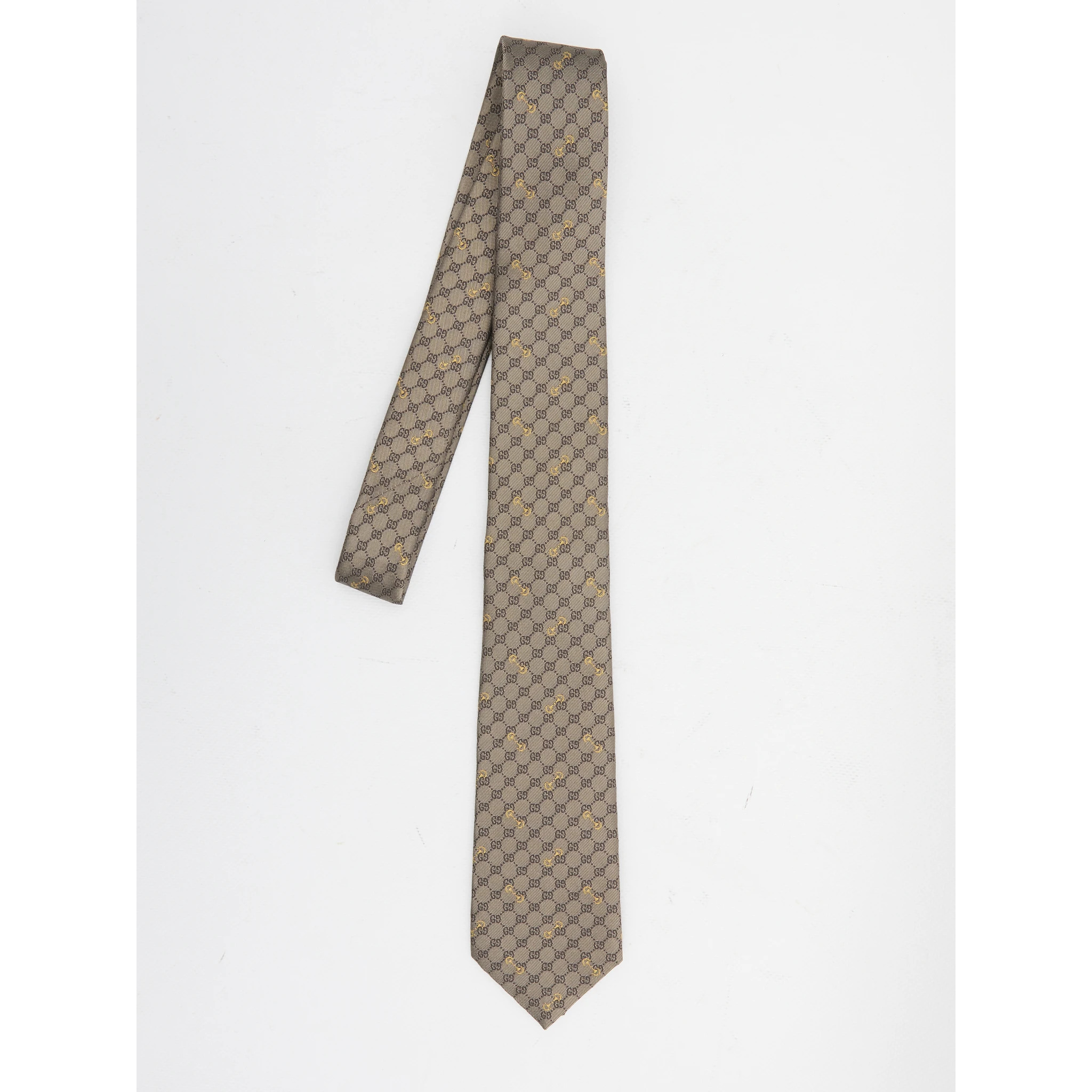 GG silk jacquard tie