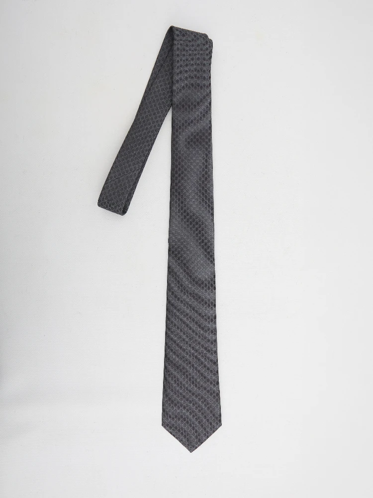 GG silk jacquard tie
