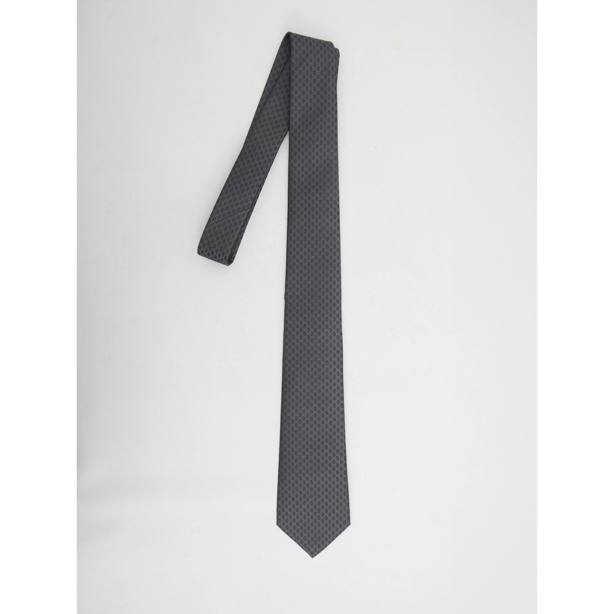 GG silk jacquard tie