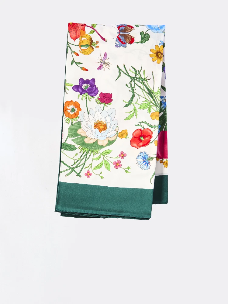 Flora print carré
