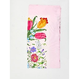Printed silk twill carré