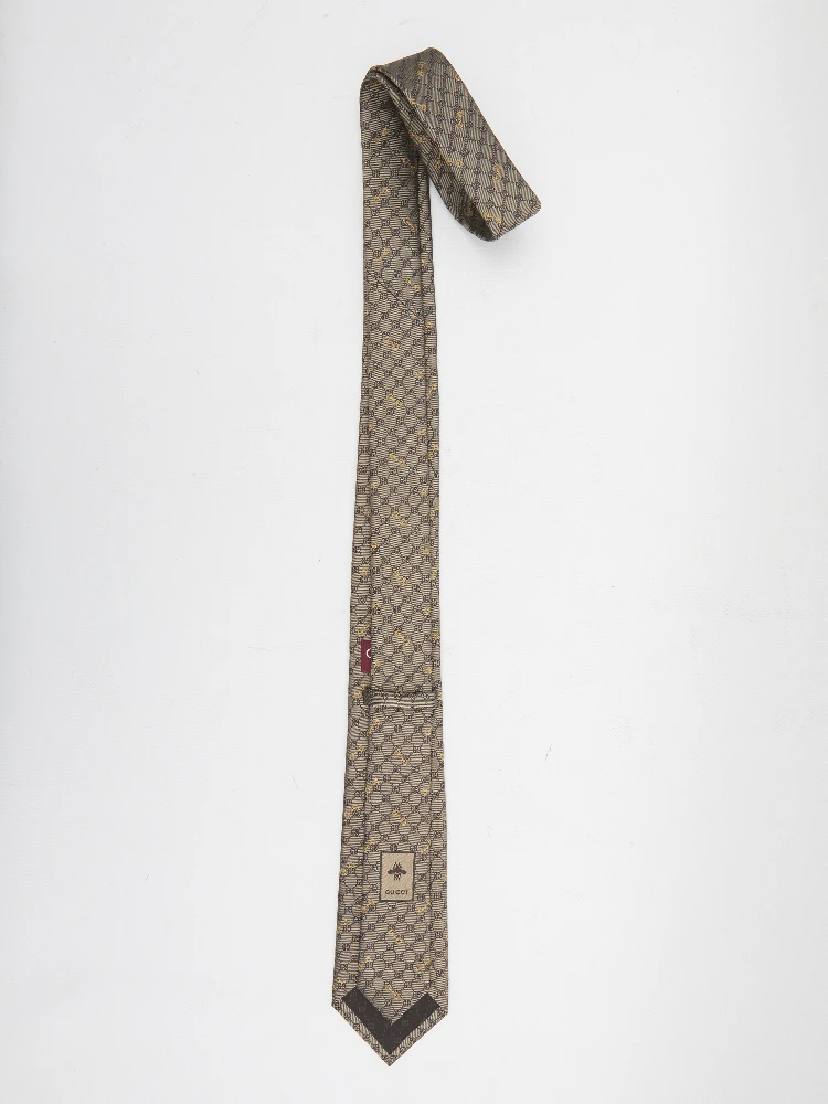 GG silk jacquard tie alternative