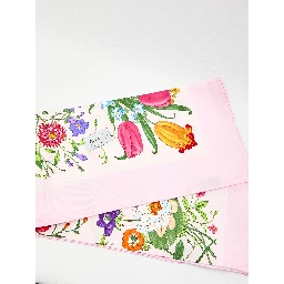 Printed silk twill carré
