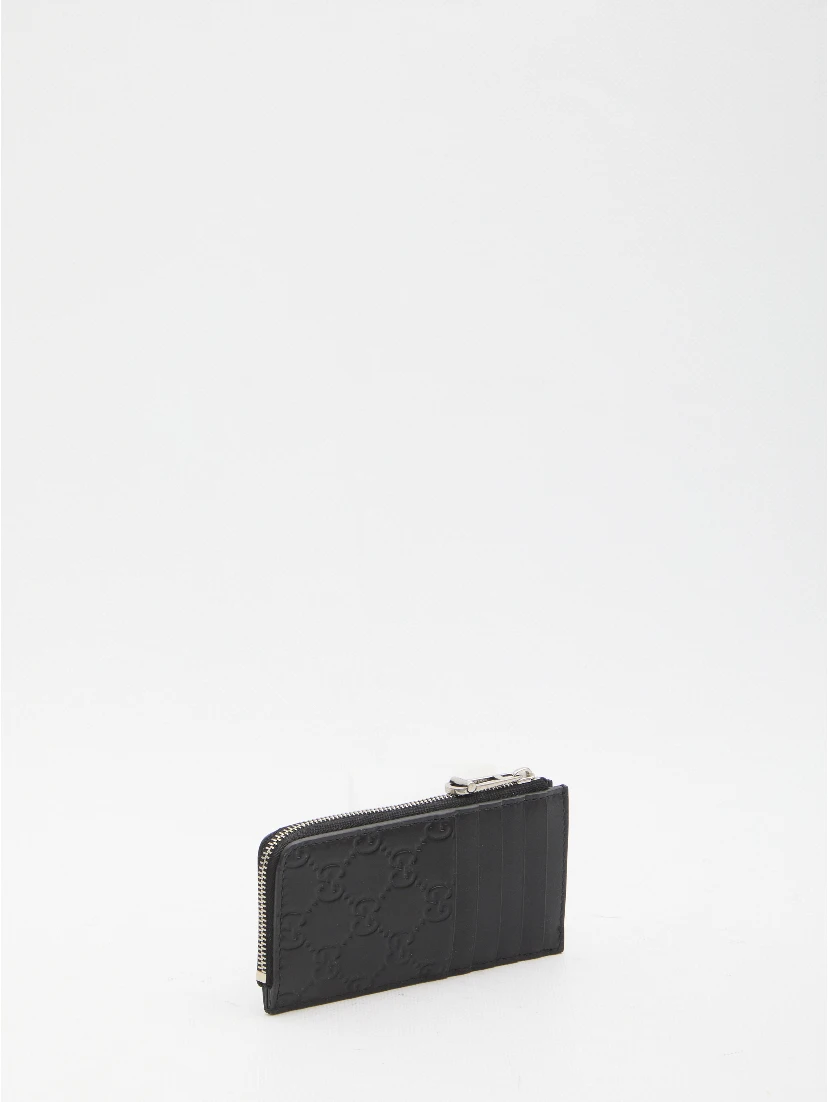 Card holder with zip