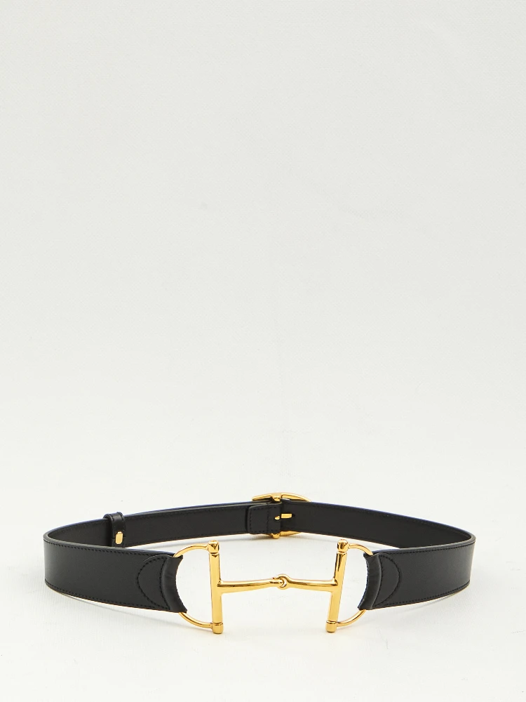 Horsebit belt