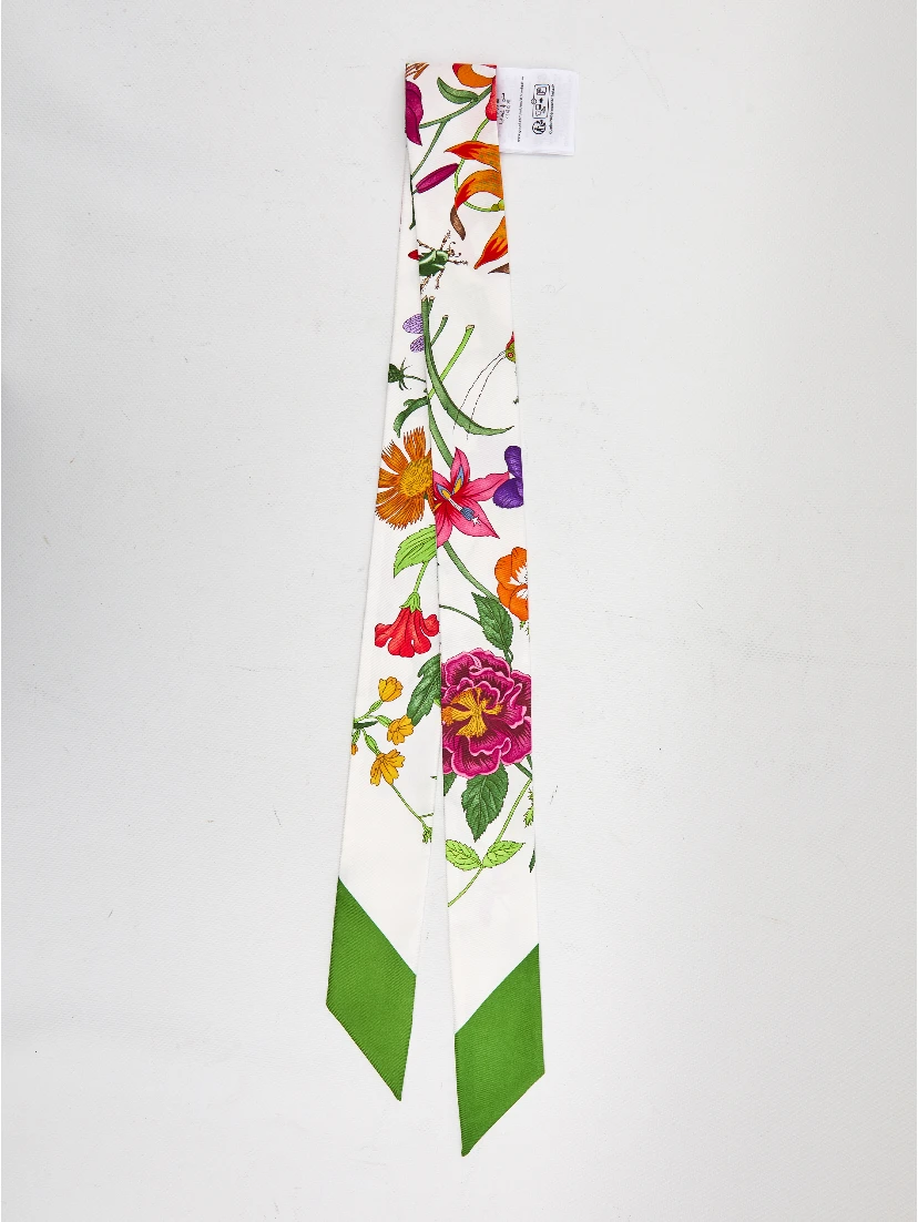 Printed silk ribbon