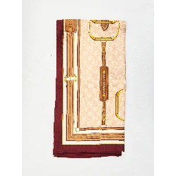Printed silk twill carré
