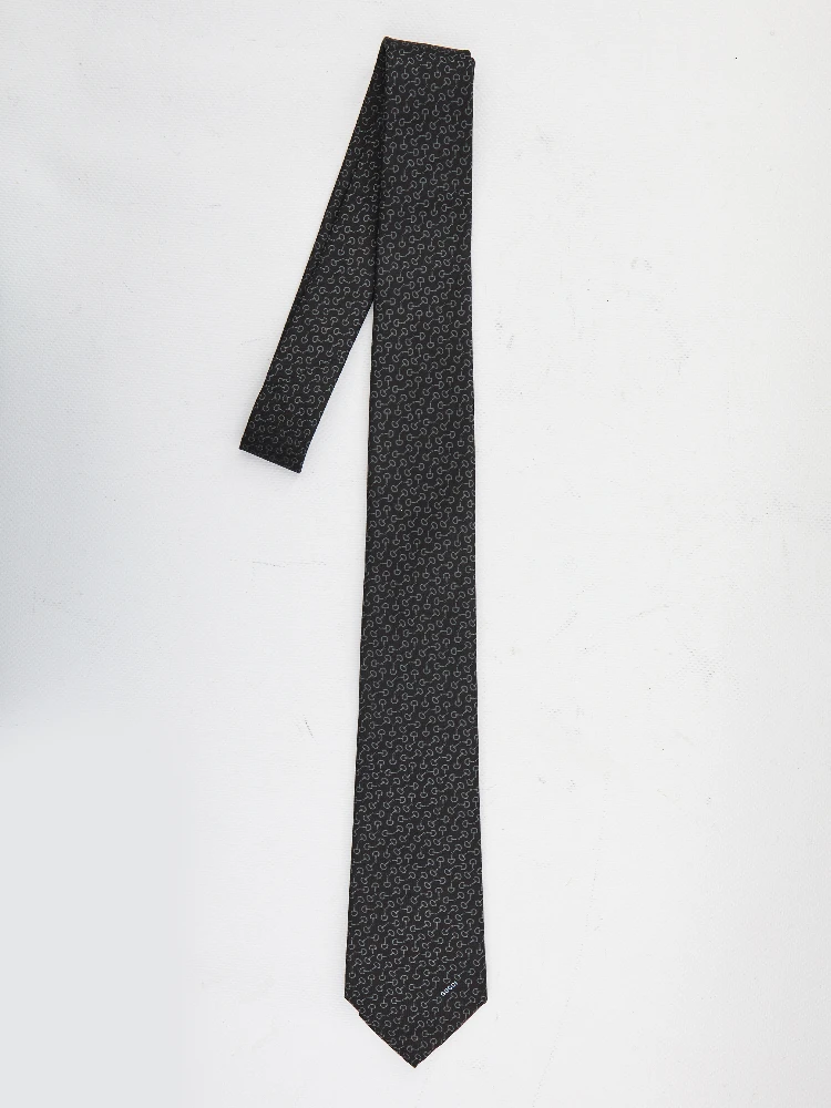 Jacquard silk tie