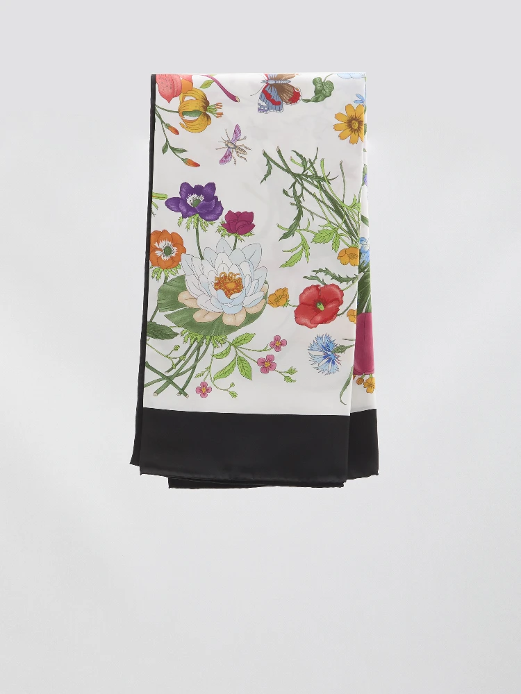 Flora print carré