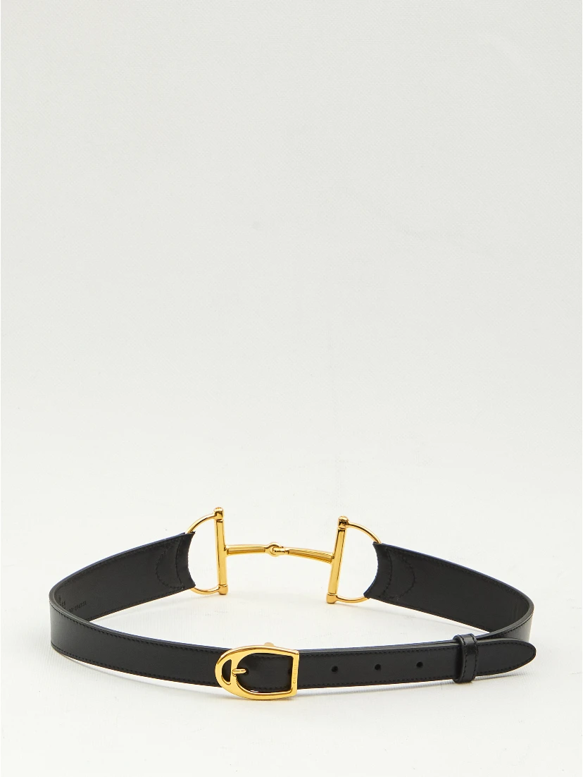 Horsebit belt