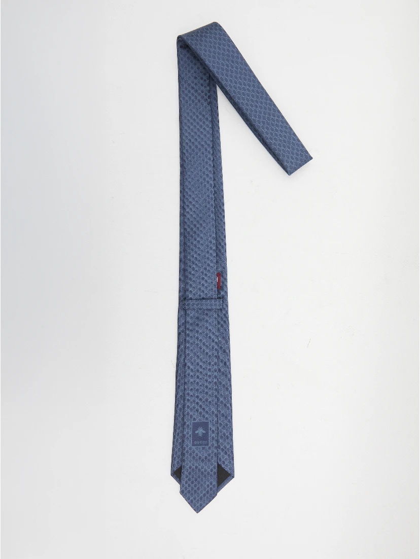 GG silk jacquard tie
