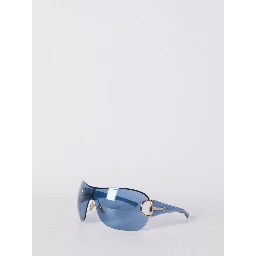 Frameless mask-style sunglasses