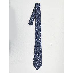 Silk jacquard tie with Horsebit