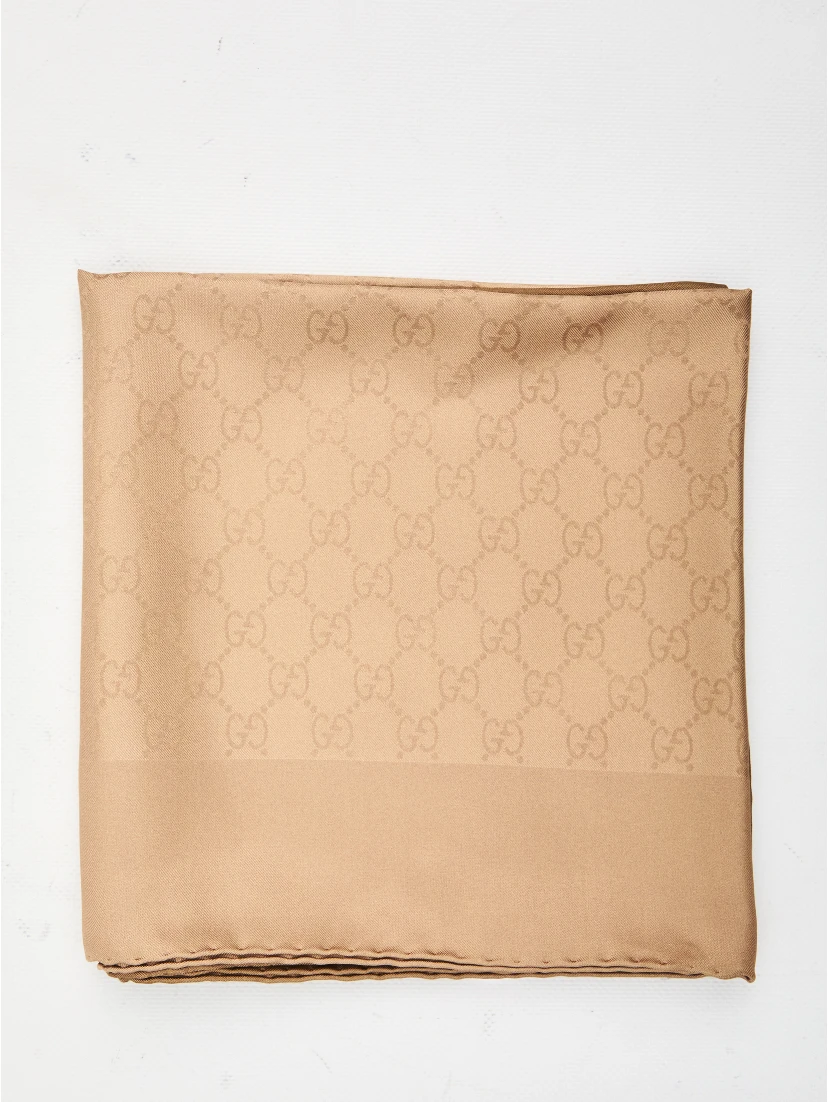Printed silk carré