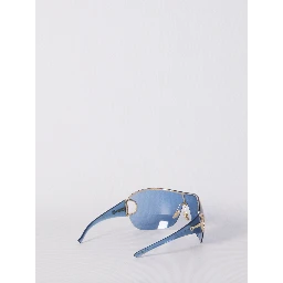 Frameless mask-style sunglasses