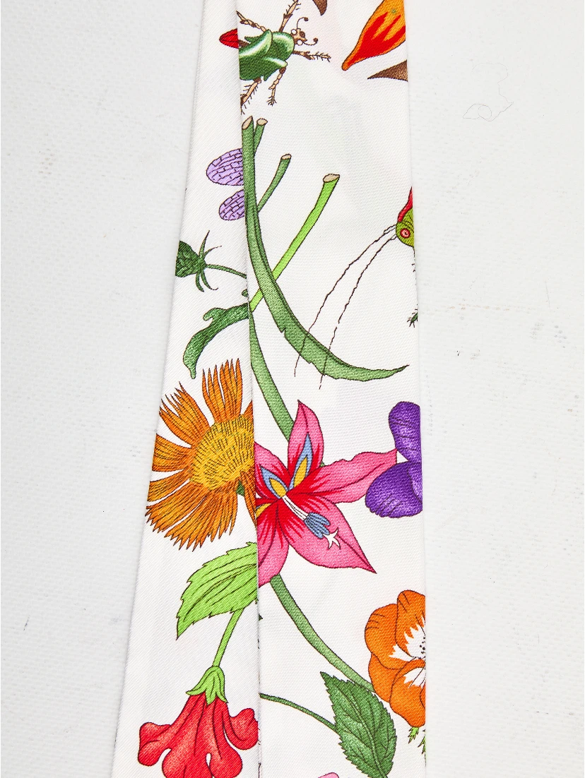 Printed silk ribbon