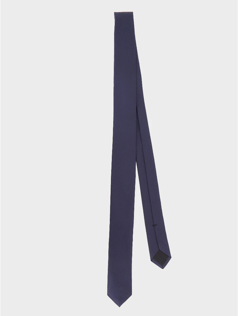 Silk tie with Double G