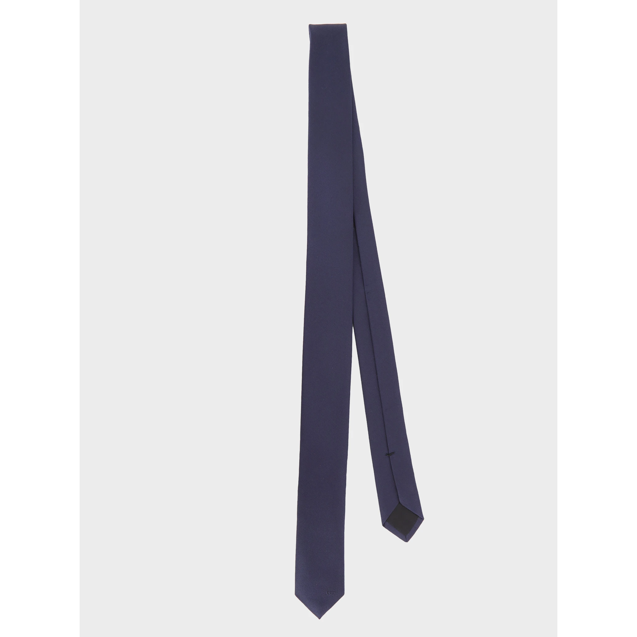 Silk tie with Double G