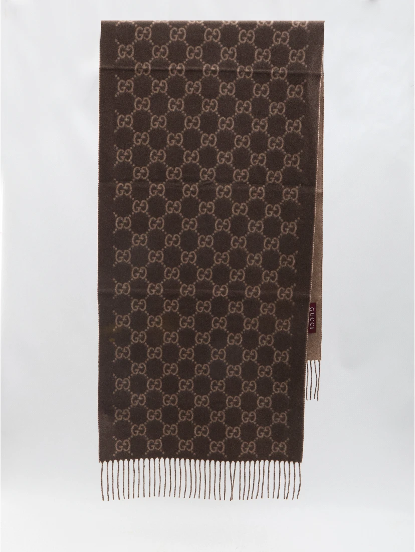 GG cashmere scarf