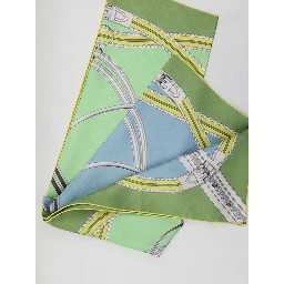 Printed silk carré