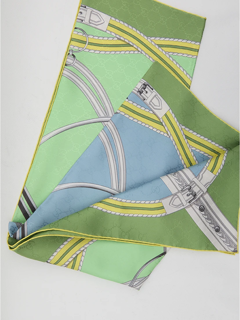 Printed silk carré