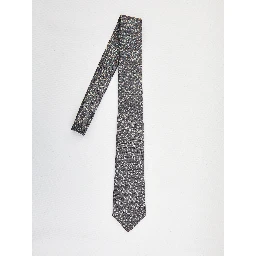 Jacquard silk tie