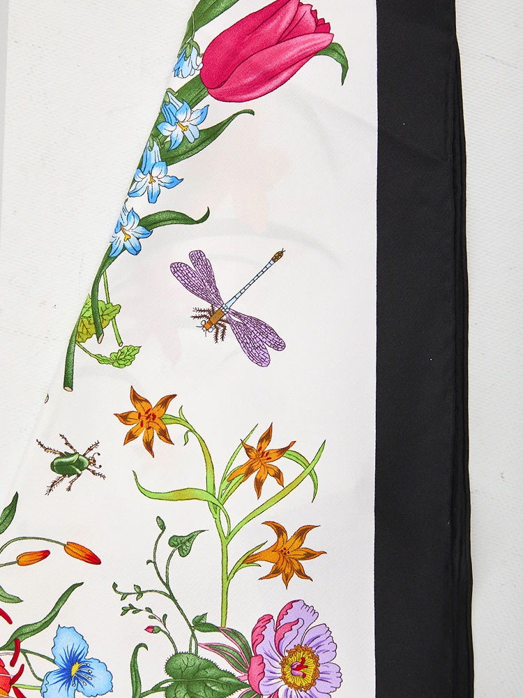 Diamond silk twill scarf alternative