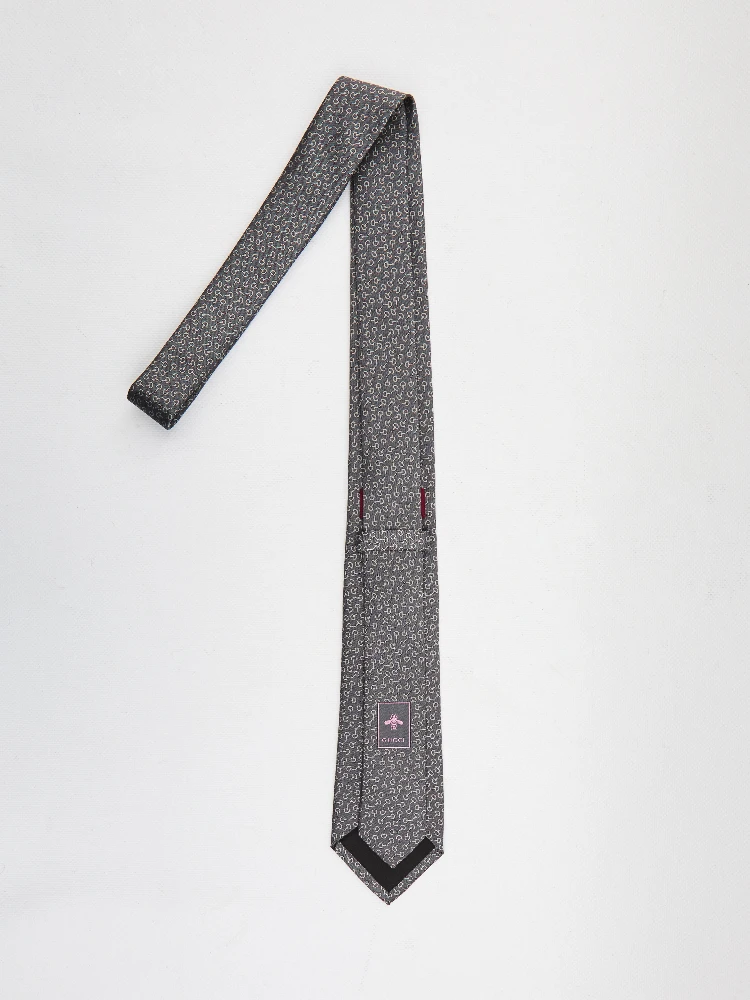 Jacquard silk tie alternative