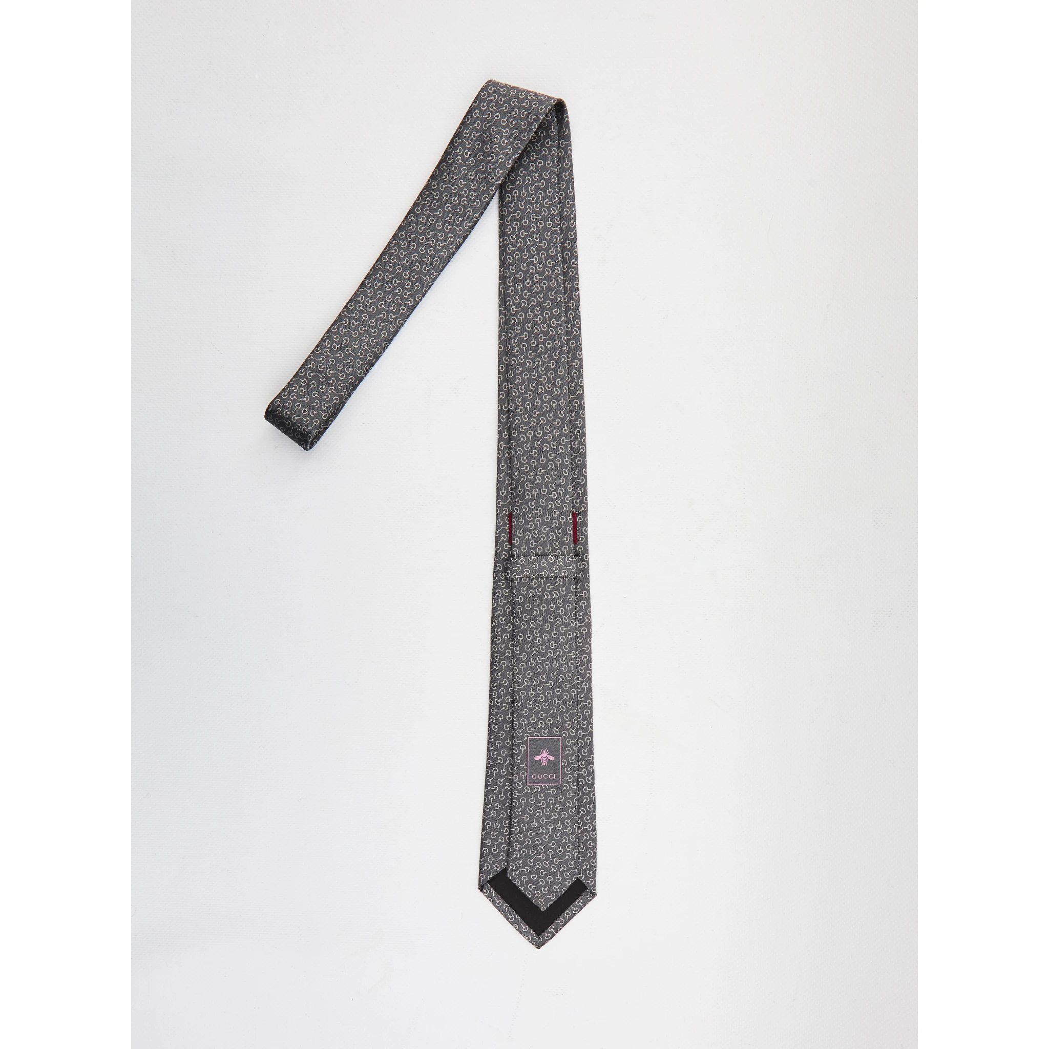 Jacquard silk tie