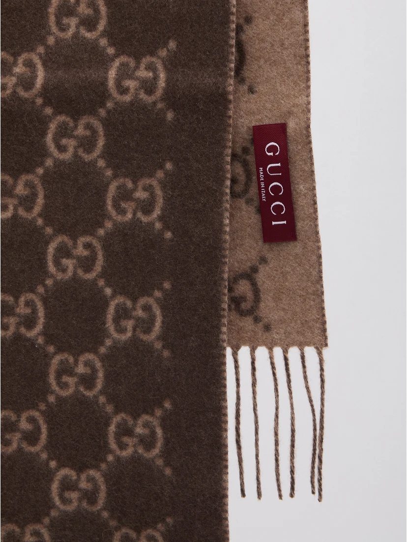GG cashmere scarf