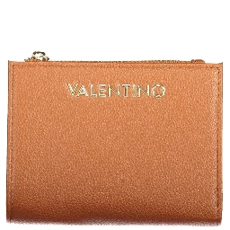 Brown Polyurethane Womens Wallet