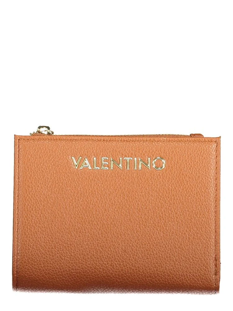 Brown Polyurethane Womens Wallet