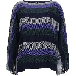 Blue Viscose Sweater